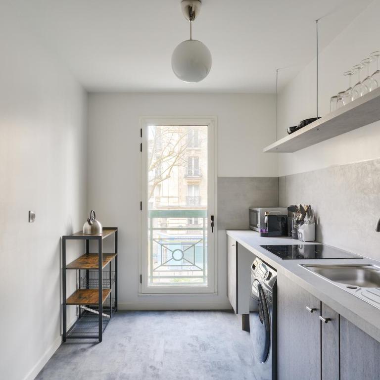 New & Cozy T2 with Balcony - Paris 18 Montmartre - Appartement 1 Chambre - 13
