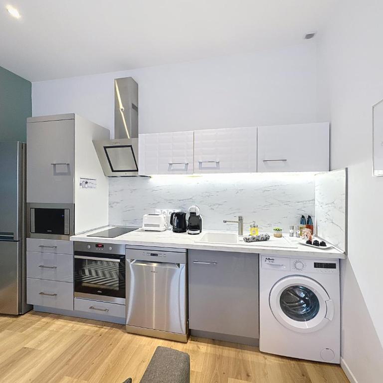 Le Sacré - Appartement rare - Cour privée - Parking - Reims - Apartamento de 1 dormitorio - 4