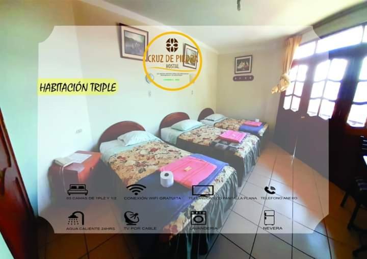 Hostal Turismo Cruz de Piedra EIRL-Cajamarca - Habitación Triple - 1