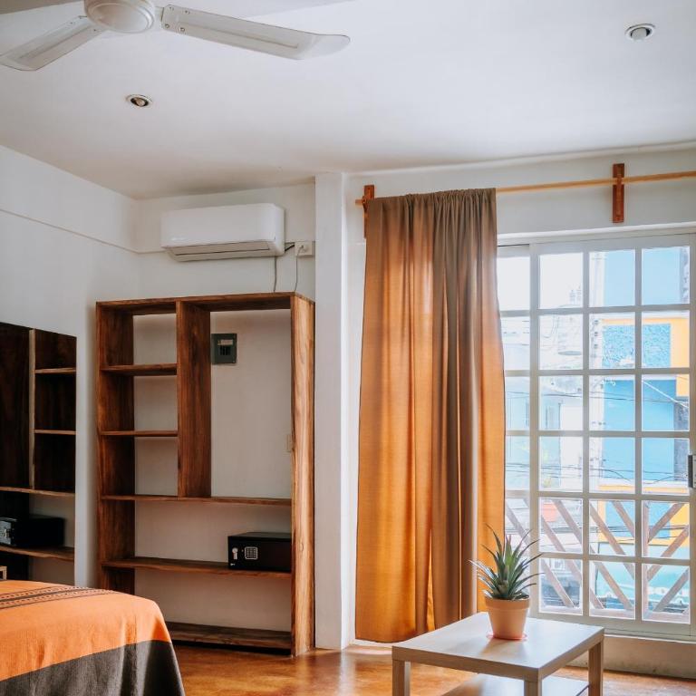 Terraza Puerto Hostel - Chambre Double Deluxe avec Balcon - 4