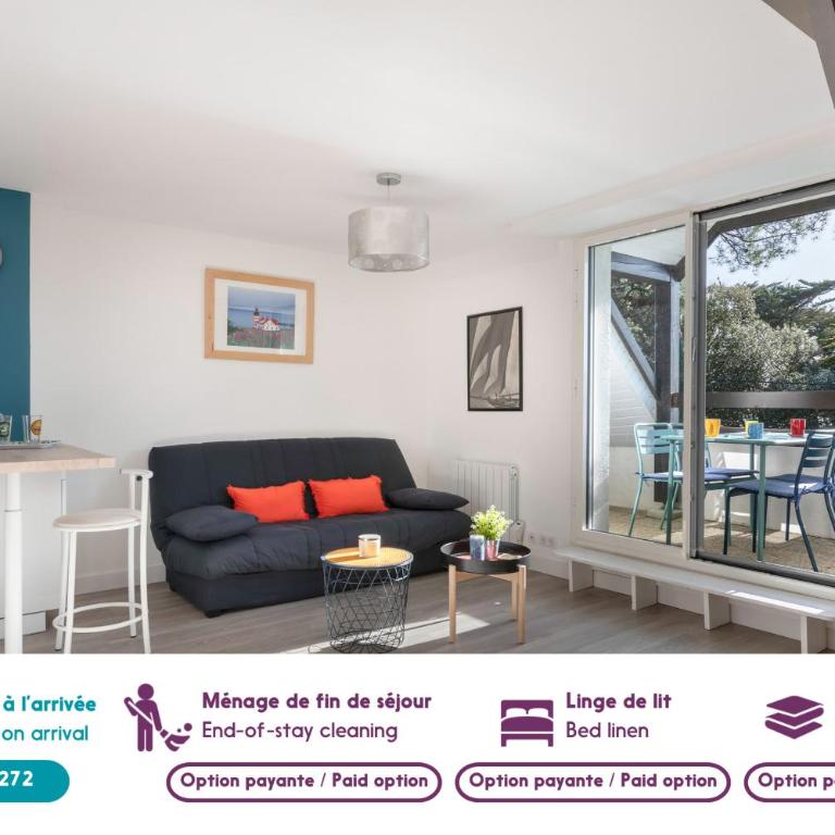 Appartement face mer, balcon, plage à 50 m, 4 pers - Apartment - 2