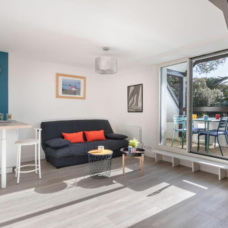 Appartement face mer, balcon, plage à 50 m, 4 pers - Apartment - 7