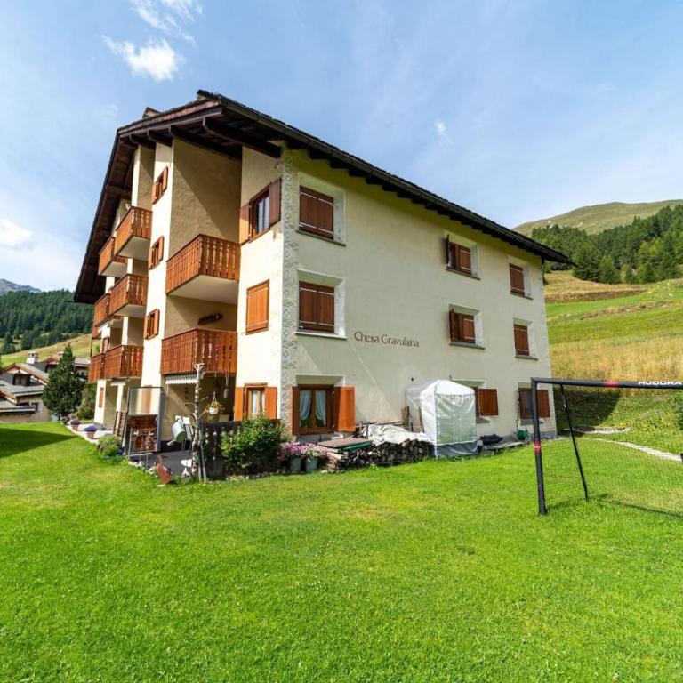 Chesa Gravulaina - Madulain - Apartment mit 2 Schlafzimmern - 19