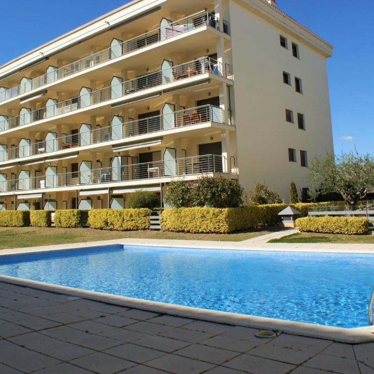 Precioso piso en Roses con piscina y parking AV-18 - Apartamento de 1 dormitorio - 11