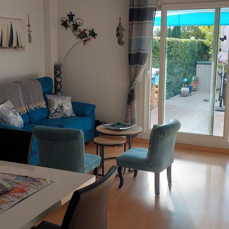 Bonito apartamento con gran terraza y piscina comunitaria AV-08 - Two-Room Apartment - 8
