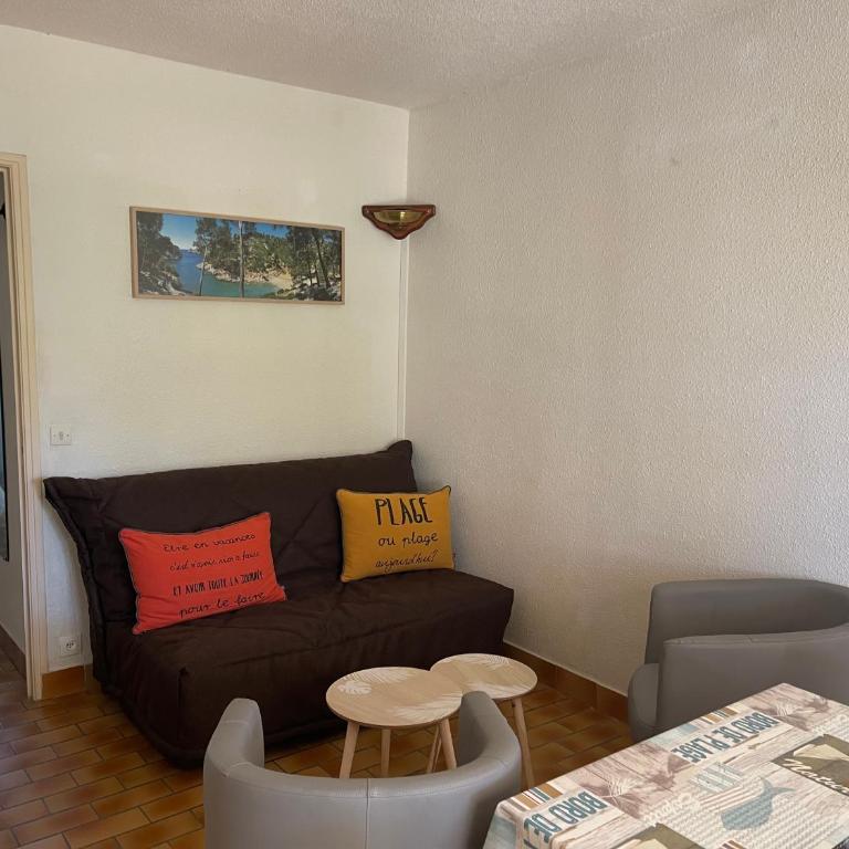 Appart-St Cyr sur Mer-La Madrague-4pers-Parking - Appartement 1 Chambre - 5