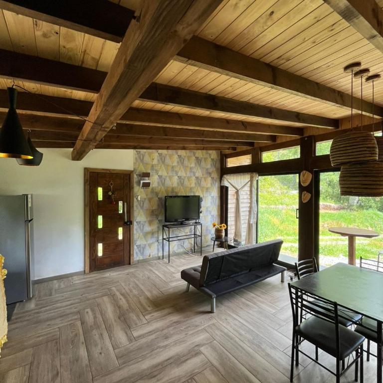 Cabaña con tinaja Caburgua - Chalet de 2 dormitorios - 2