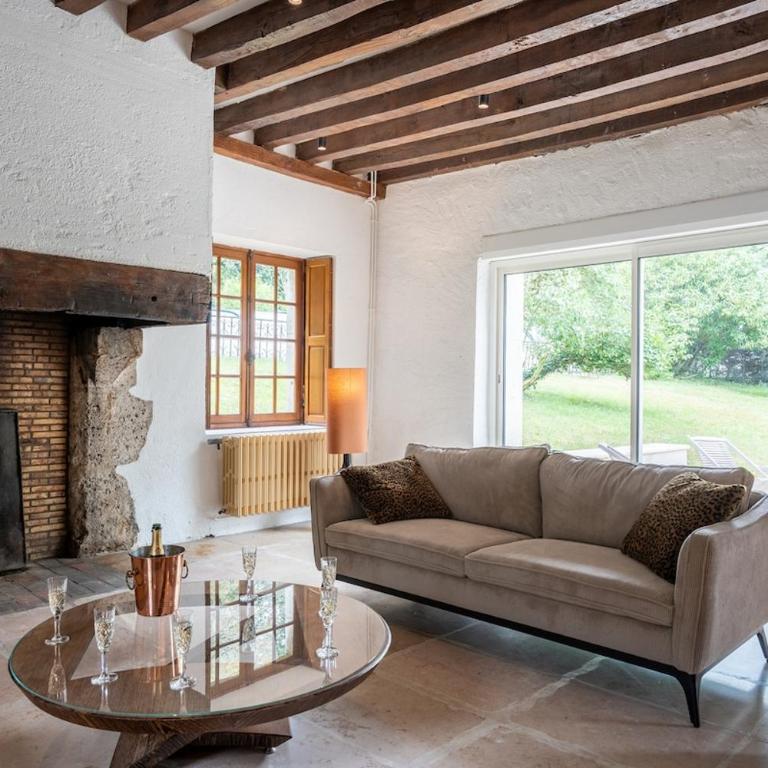 Le Clos des Moriers 2 hours from Paris-Piscine-12 pers - Villa - 30
