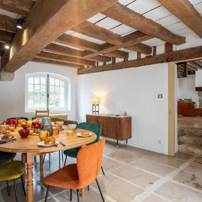 Le Clos des Moriers 2 hours from Paris-Piscine-12 pers - Villa - 32