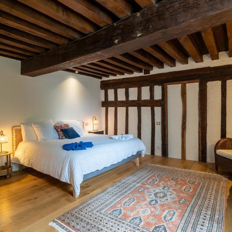 Le Clos des Moriers 2 hours from Paris-Piscine-12 pers - Villa - 38