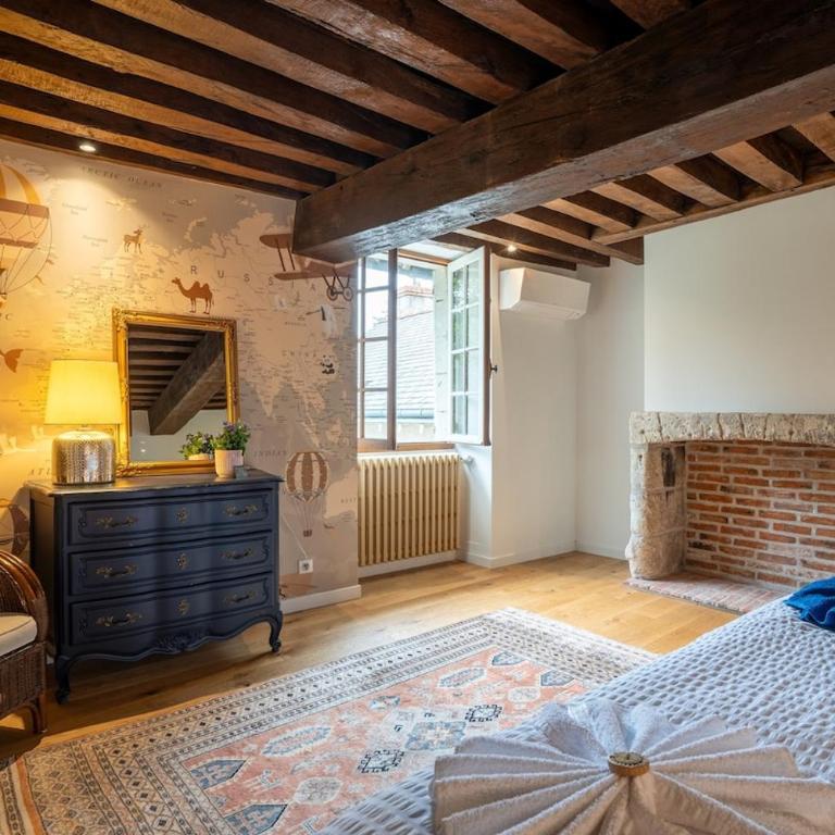 Le Clos des Moriers 2 hours from Paris-Piscine-12 pers - Villa - 56