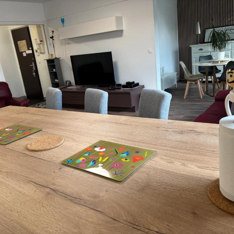 BedinReims elegant green bottle quiet and close to center free parking and wifi free ideal 5 à 9 Adultes - Appartamento Deluxe - 6