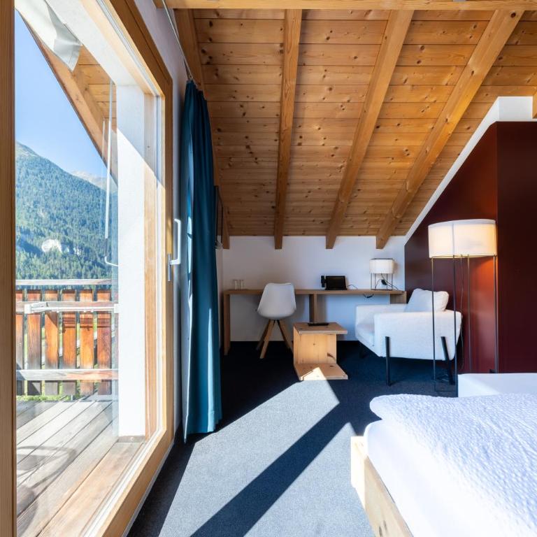 Schorta's Alvetern - Boutique Hotel - Superior Doppelzimmer mit Balkon oder Terrasse - 8
