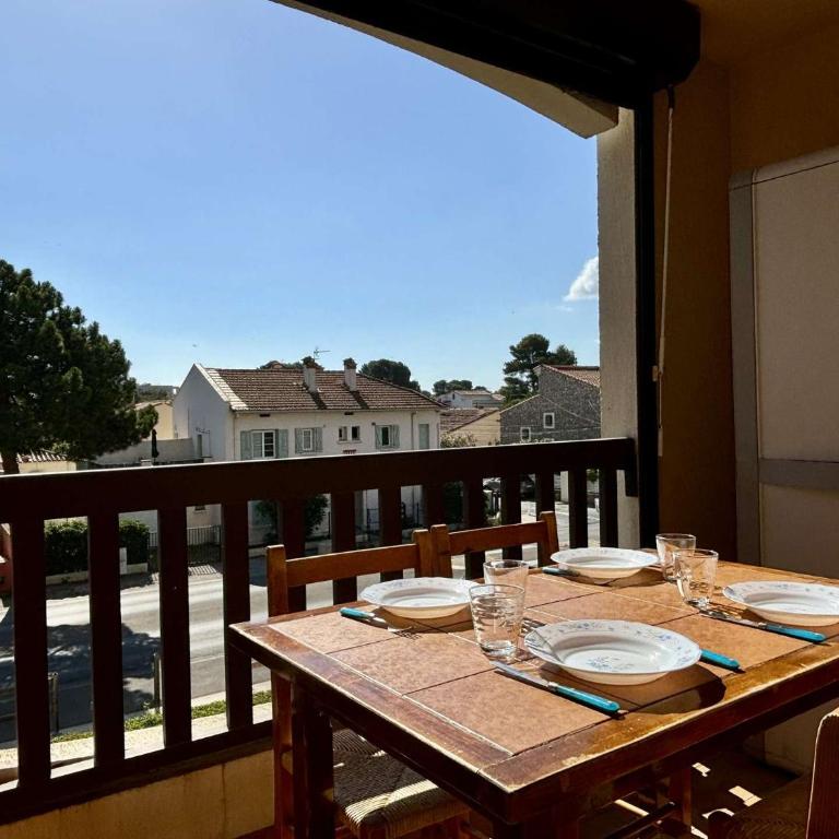 Studio cabine dans résidence avec piscine 4 couchages ARGELES SUR MER AR030-059 - Appartement - 4