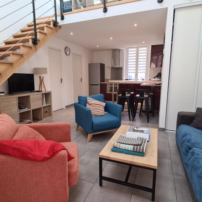 Villa LaDoRe, Apt 2 chambres dans maison, 55m2, 100m des plages, parking - Appartement 2 Chambres - 1