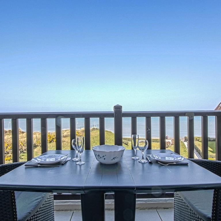 Appartement T2 vue mer - Appartement 1 Chambre avec Vue sur la Mer et Terrasse - 7