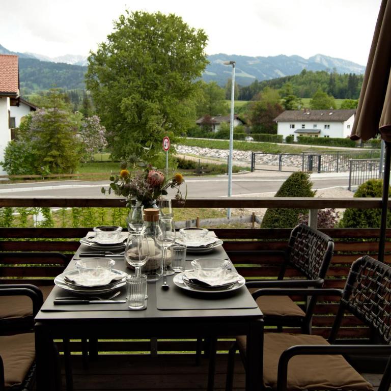 Das Alpiente - Das Urlaubshaus im Allgäu - Apartment mit 2 Schlafzimmern und Flussblick - 24