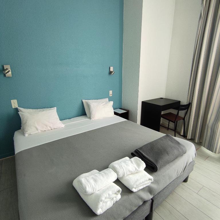 Hôtel De La Gare Nantes Station Hotel Nantes - Chambre Double avec Balcon - 2