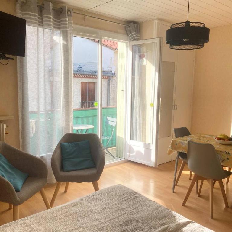 Studio avec balcon et parking à Amélie-les-Bains - Studio - 1