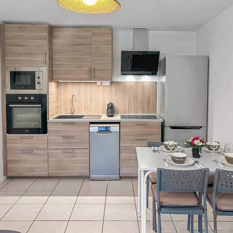 terasse marine, F2 Large terrasse privative à 5mn de la plage - One-Bedroom Apartment - 19