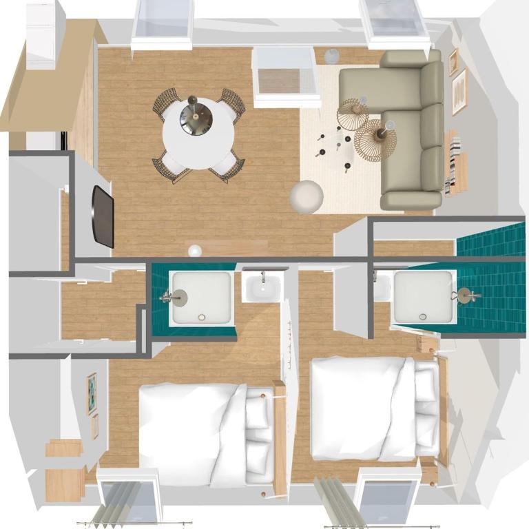 Appartement deux chambres sur la place Sébastopol - Appartamento con 2 Camere da Letto - 30