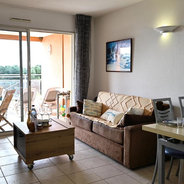 Les Sanguinaires N'16 - T2 Vue Mer, Piscine, Plage - Apartment mit 1 Schlafzimmer und Meerblick - 4