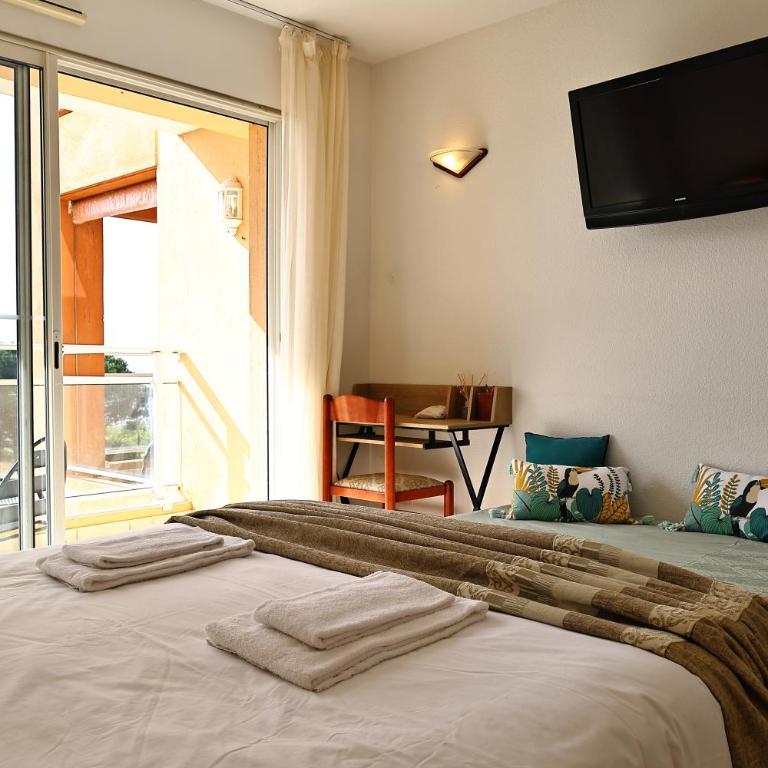 Les Sanguinaires N'16 - T2 Vue Mer, Piscine, Plage - Apartment mit 1 Schlafzimmer und Meerblick - 28