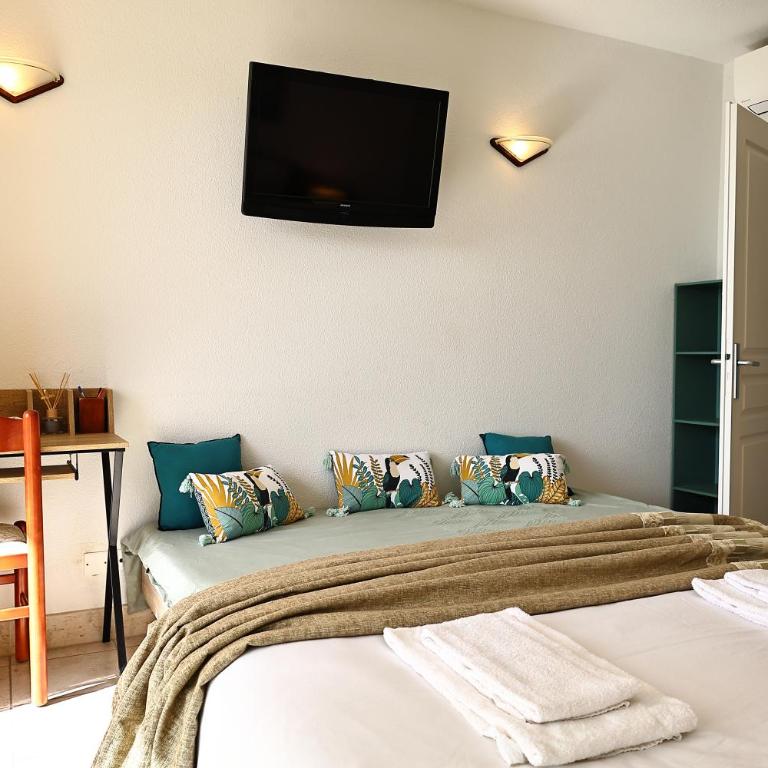 Les Sanguinaires N'16 - T2 Vue Mer, Piscine, Plage - Apartment mit 1 Schlafzimmer und Meerblick - 32