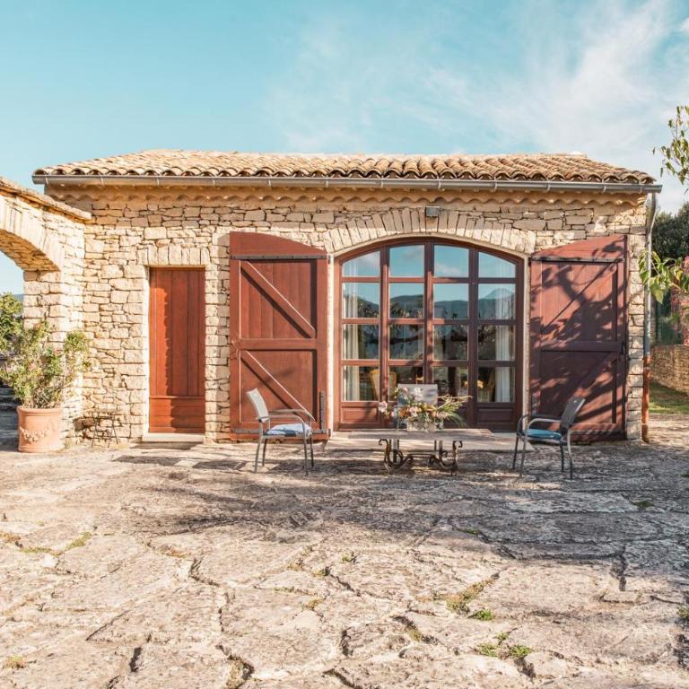 Maison de charme avec climatisation et piscine chauffée à Gordes - Two-Bedroom House - 15