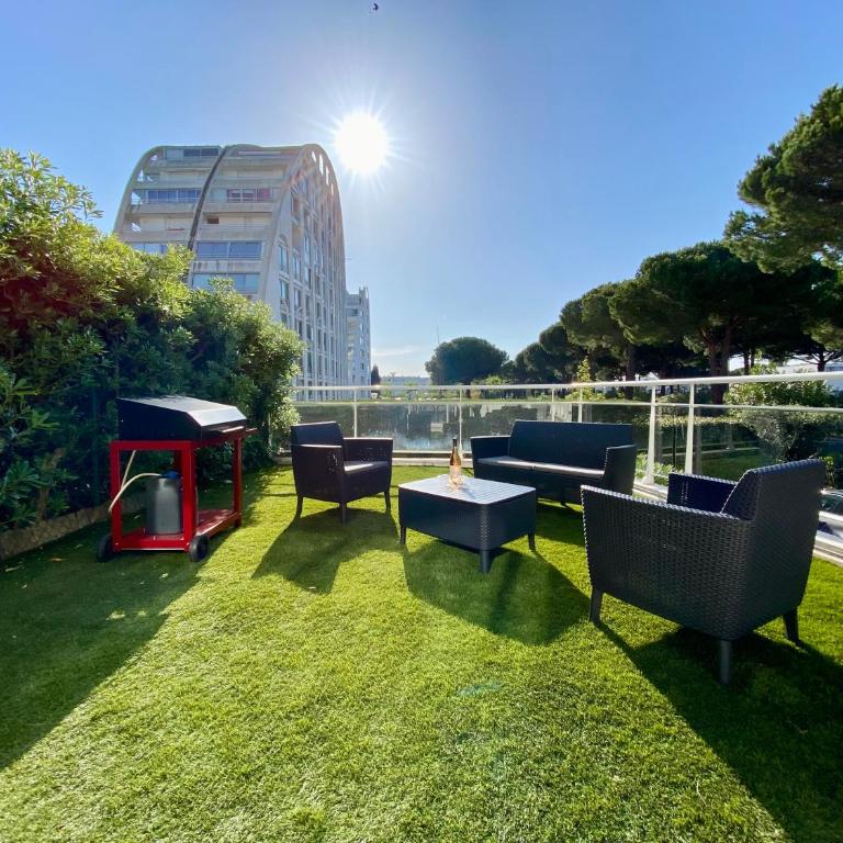 PGH N10-Terrasse, Parking Privé, 500m de la Plage - Appartamento con 2 Camere da Letto - 3