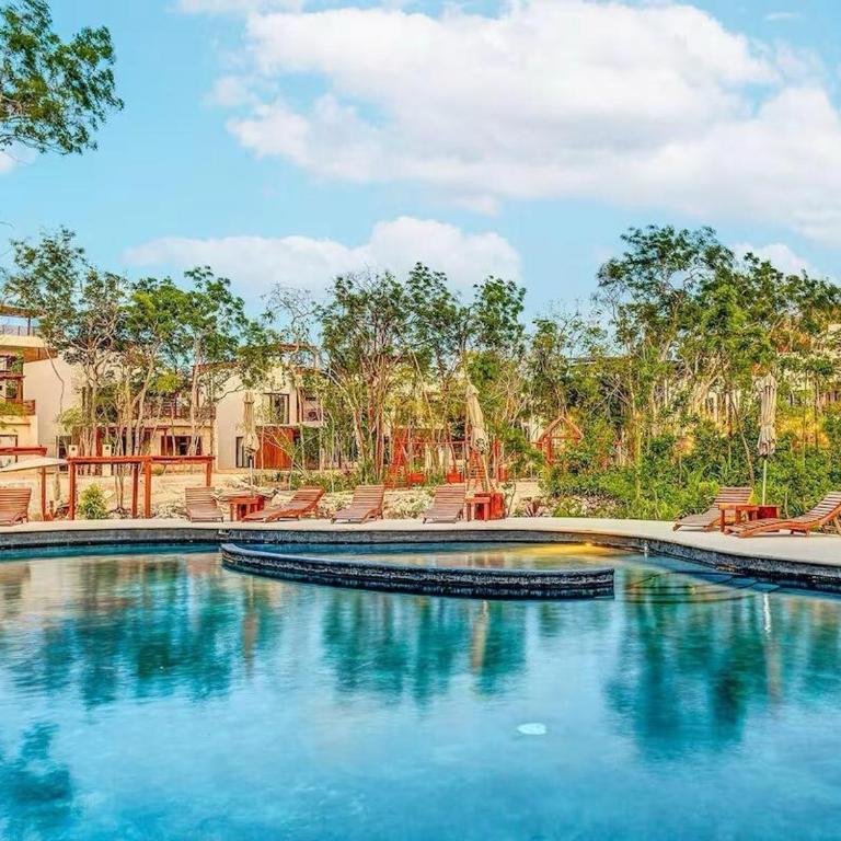 Lujoso Departamento con Amenidades en Nim Selva Norte Tulum - Two-Bedroom Apartment - 8