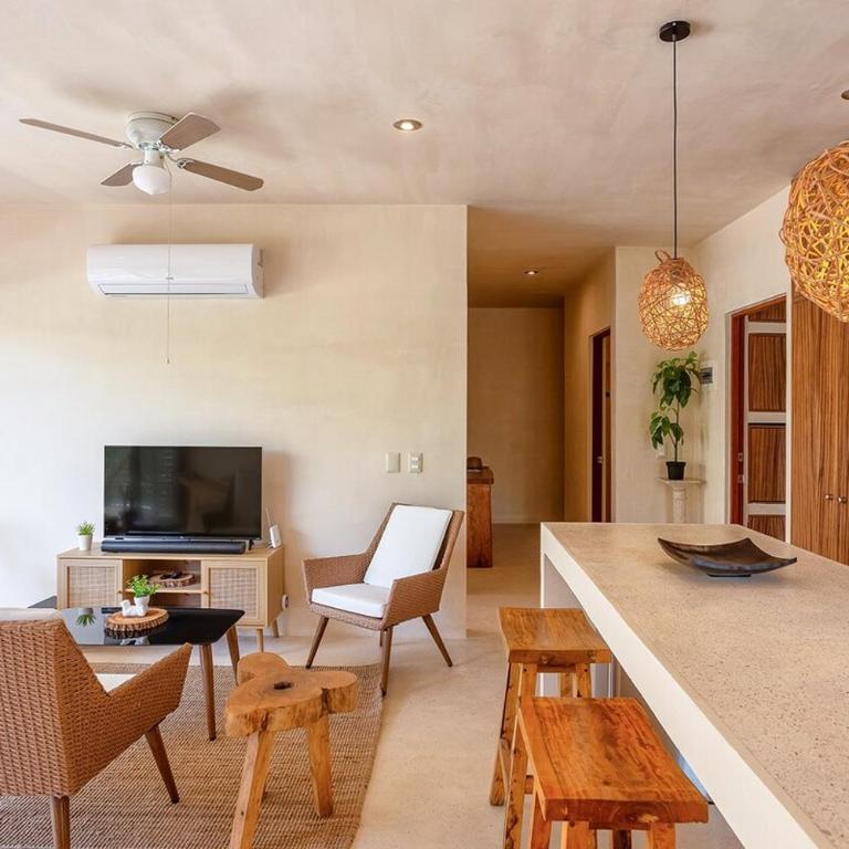 Lujoso Departamento con Amenidades en Nim Selva Norte Tulum - Two-Bedroom Apartment - 12