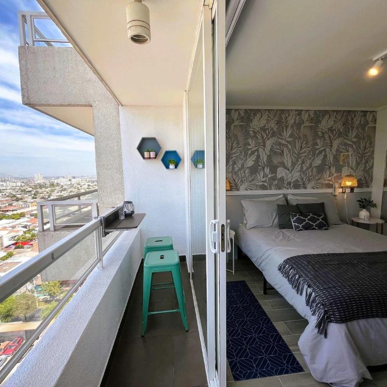 HOM I Estudio con Terraza vista a la ciudad-Santiago - Apartamento - 3