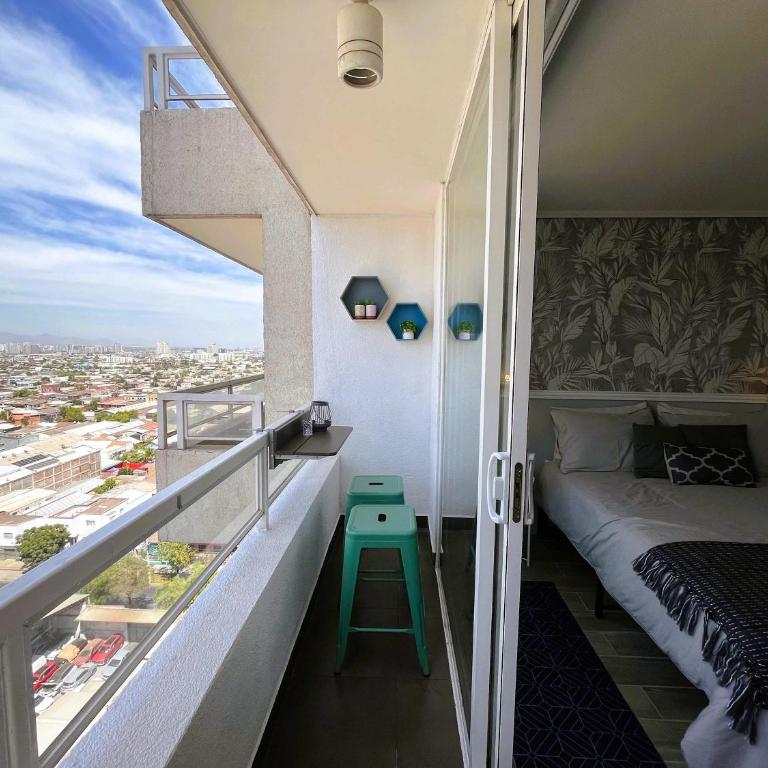 HOM I Estudio con Terraza vista a la ciudad-Santiago - Apartamento - 25