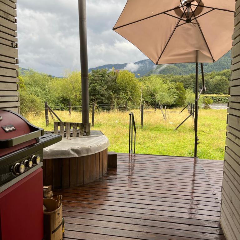 Aysén Lodge - Cabaña con Tinaja - One-Bedroom Chalet - 3