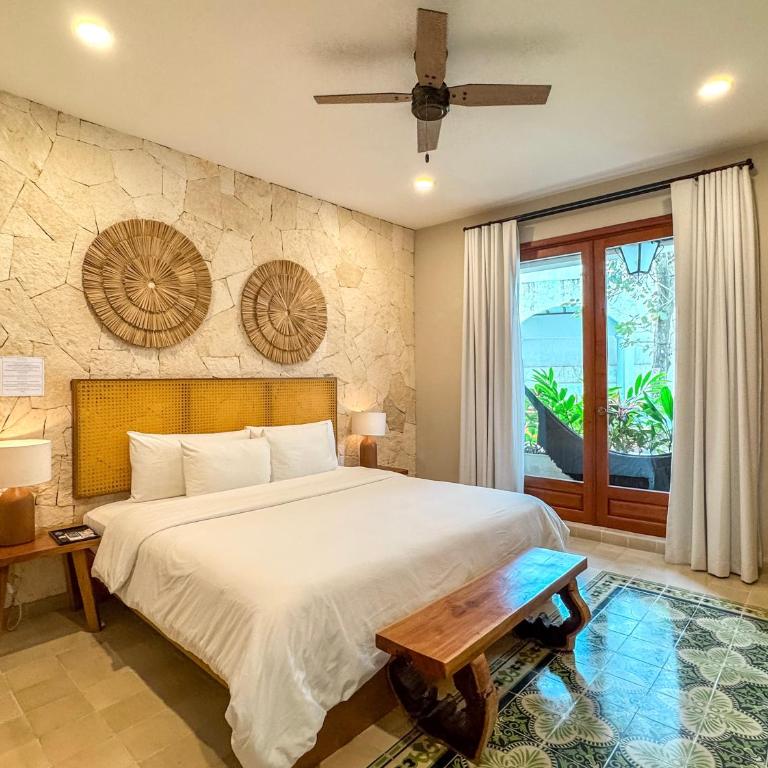 Frater Yucatán Hotel - Habitación Doble Deluxe con cama supletoria - 9
