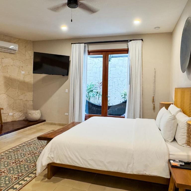 Frater Yucatán Hotel - Habitación Doble Deluxe con bañera - 6