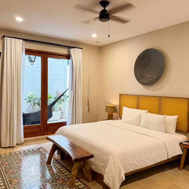 Frater Yucatán Hotel - Habitación Doble Deluxe con bañera - 9