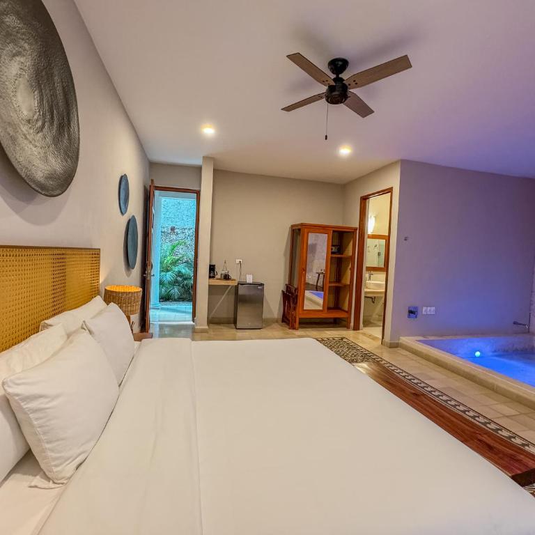 Frater Yucatán Hotel - Habitación Doble Deluxe con bañera - 8
