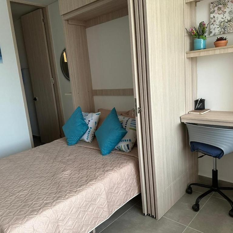 Rodadero sur, 12th floor diagonal view to the cute sea - Apartamento de 1 dormitorio - 24
