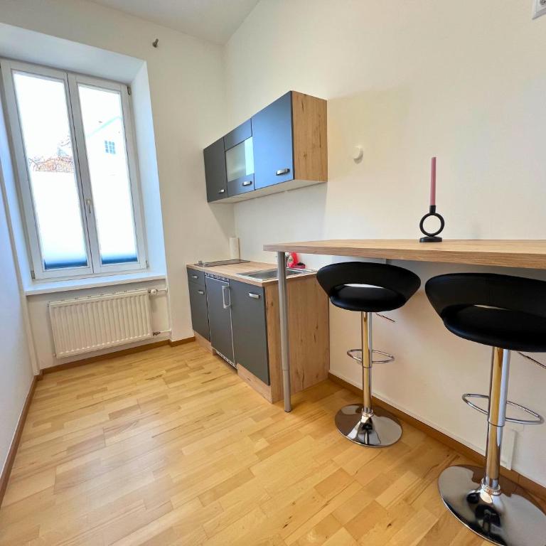 Leoben City Apartments - Premium Apartments 24 7 - Camera Doppia con Letti Singoli con Vista Giardino - 12