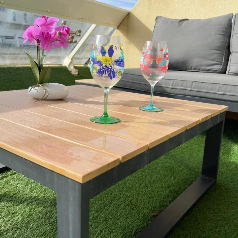 Luxuria - Heliopolis C - Sauna infrarouge - Clim - Parking - Village naturiste - Vue mer - Histoire de clés - One-Bedroom Apartment - 3