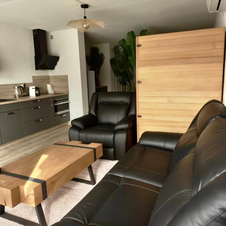 Luxuria - Heliopolis C - Sauna infrarouge - Clim - Parking - Village naturiste - Vue mer - Histoire de clés - One-Bedroom Apartment - 9