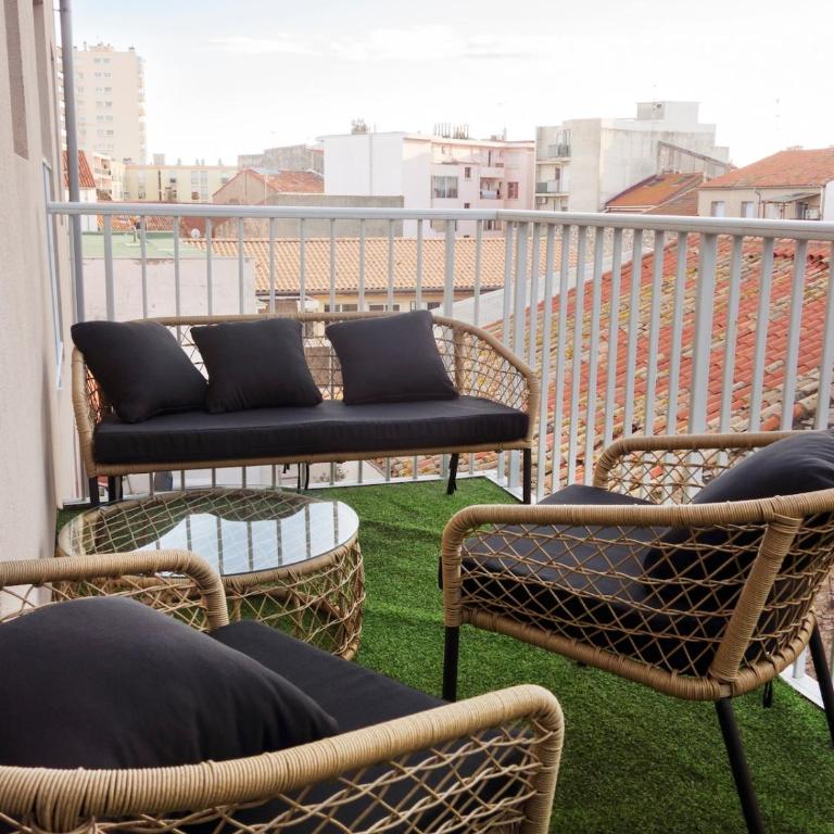 'L'Élégant' Studio Centre, Parking privé, Clim, Terrasse - Estudio con terraza - 33