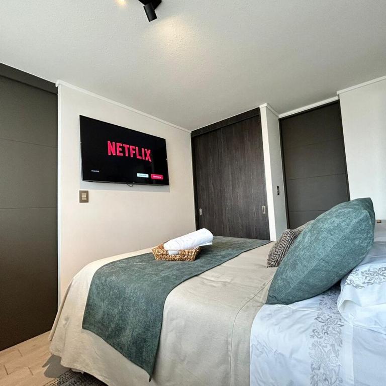 Rondizzoni, Aire acondicionado, 2 min al Metro, in front of MovistarArena, park view - Apartamento de 1 dormitorio - 12
