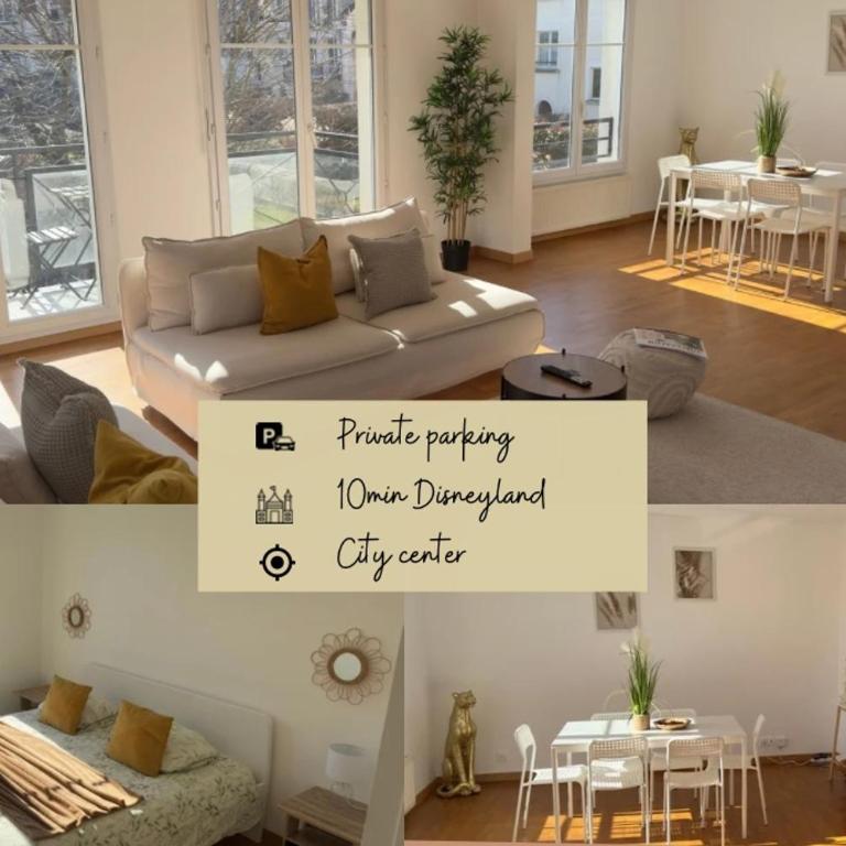 Somptueux Appart' Aux Portes de Disneyland - Apartment mit 3 Schlafzimmern - 1