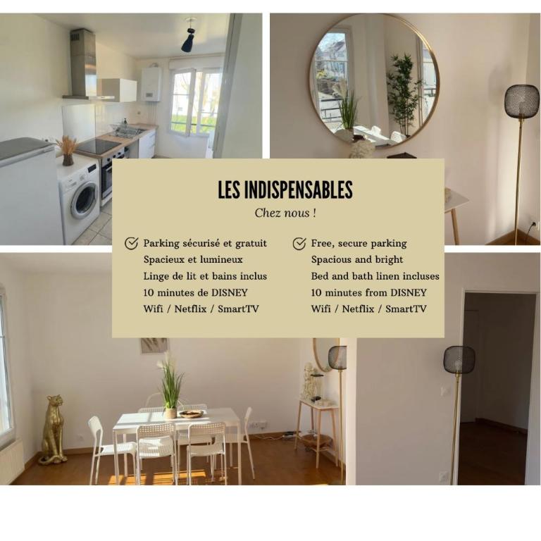 Somptueux Appart' Aux Portes de Disneyland - Apartment mit 3 Schlafzimmern - 3