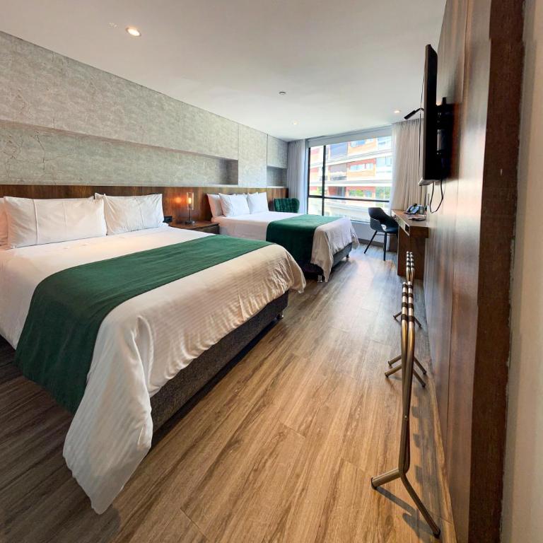 Cafe Hotel Medellín - Habitación Doble Superior - 2 camas dobles - 4