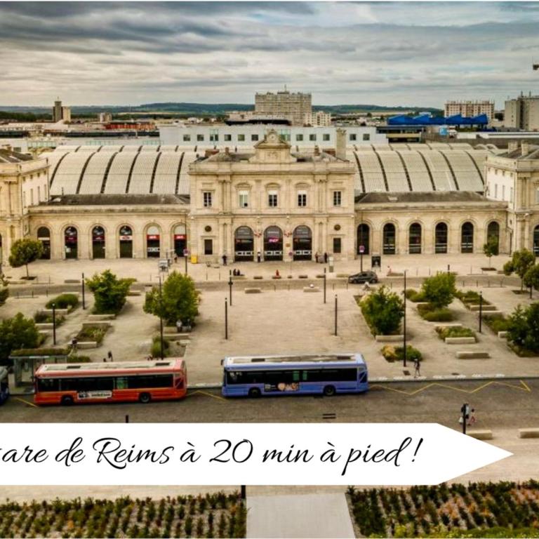 L'Éclat Champenois - Terrasse-Gare-Arena - Appartement 3 Chambres - 38