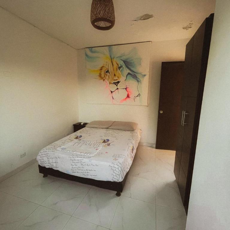 Surfer Grill, Alojamiento en puerto Colombia, Pradomar, Habitación León - Apartamento de 1 dormitorio - 3